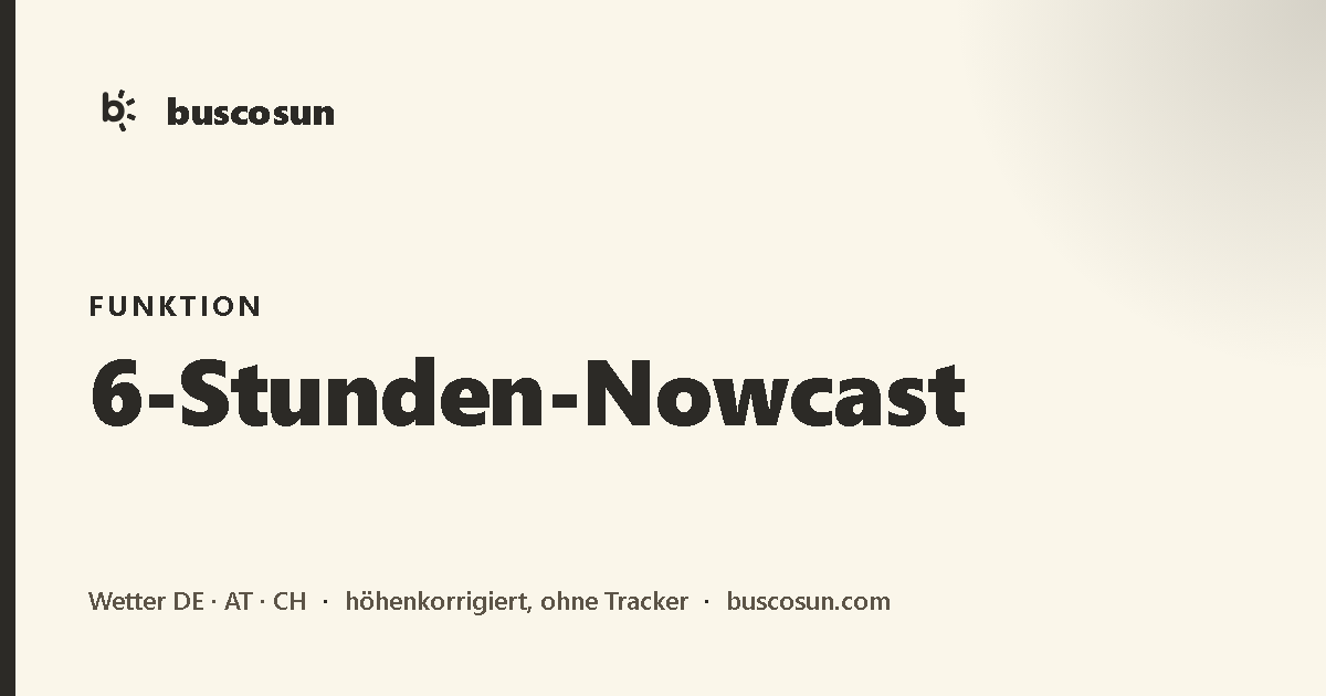 6-Stunden-Nowcast — buscosun